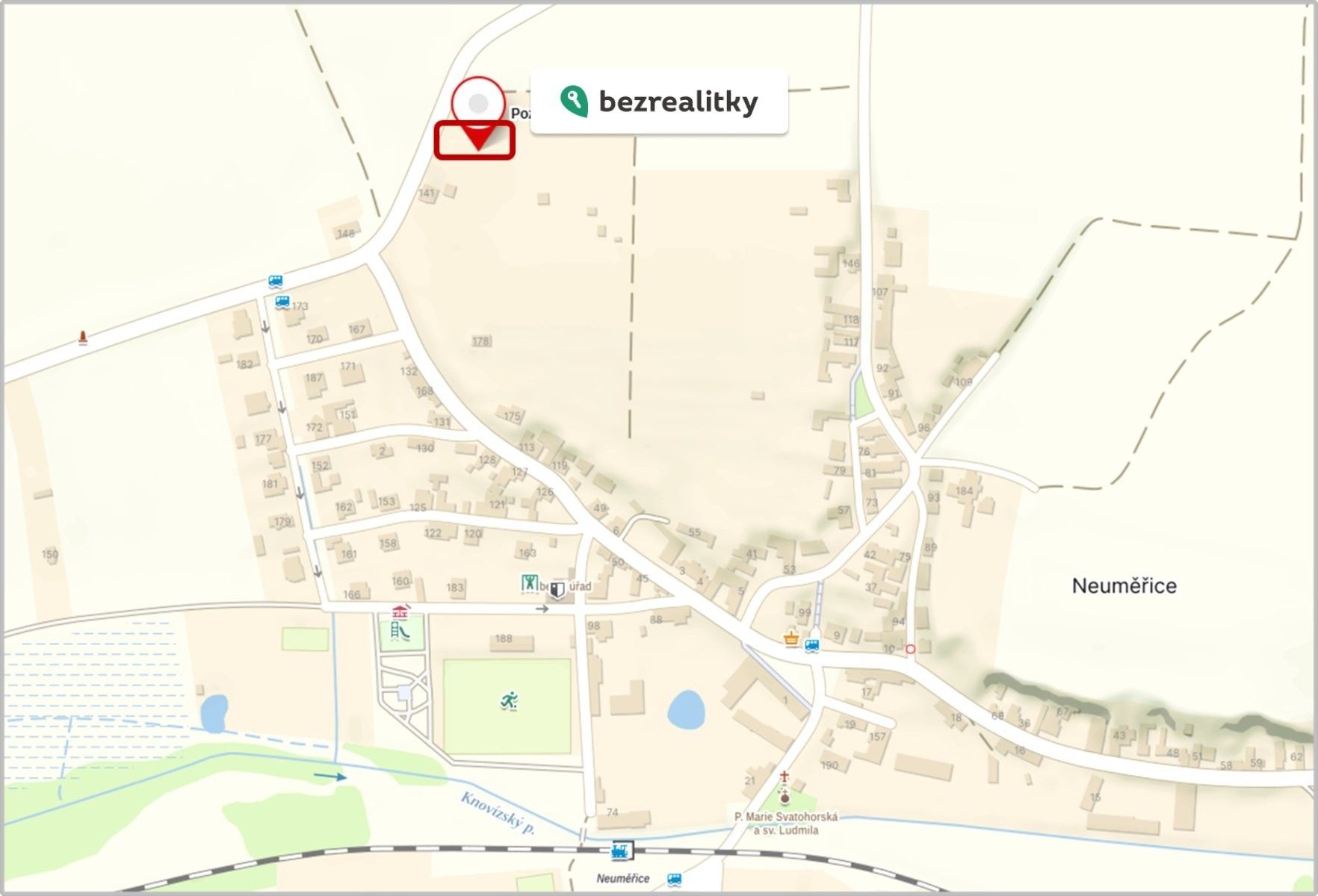 Prodej pozemek pro bydlení - Neuměřice