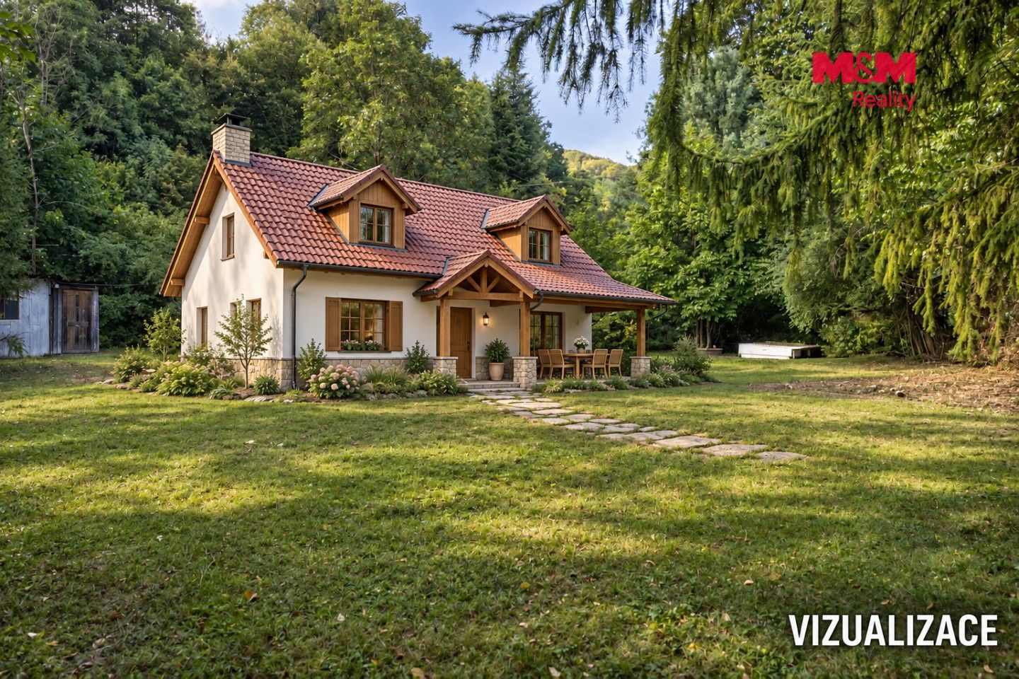 Chaty, Hrubá Voda, Hlubočky, 77 m² - 2