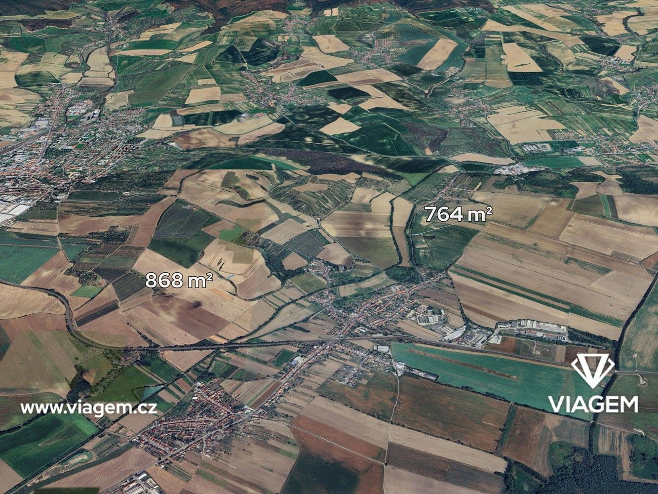 Zemědělské pozemky, Vlkoš, okres Hodonín, Jihomoravský kraj