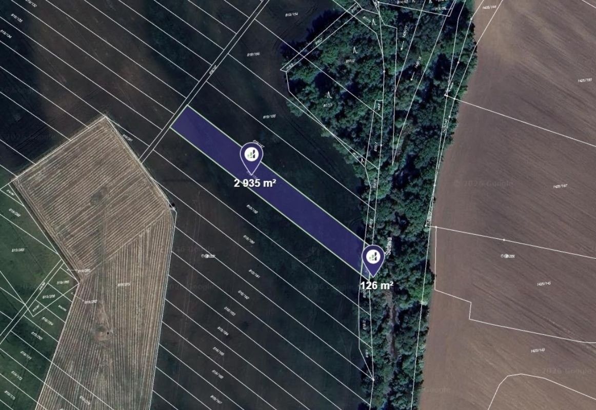 Zemědělské pozemky, Přísnotice, 3 061 m²