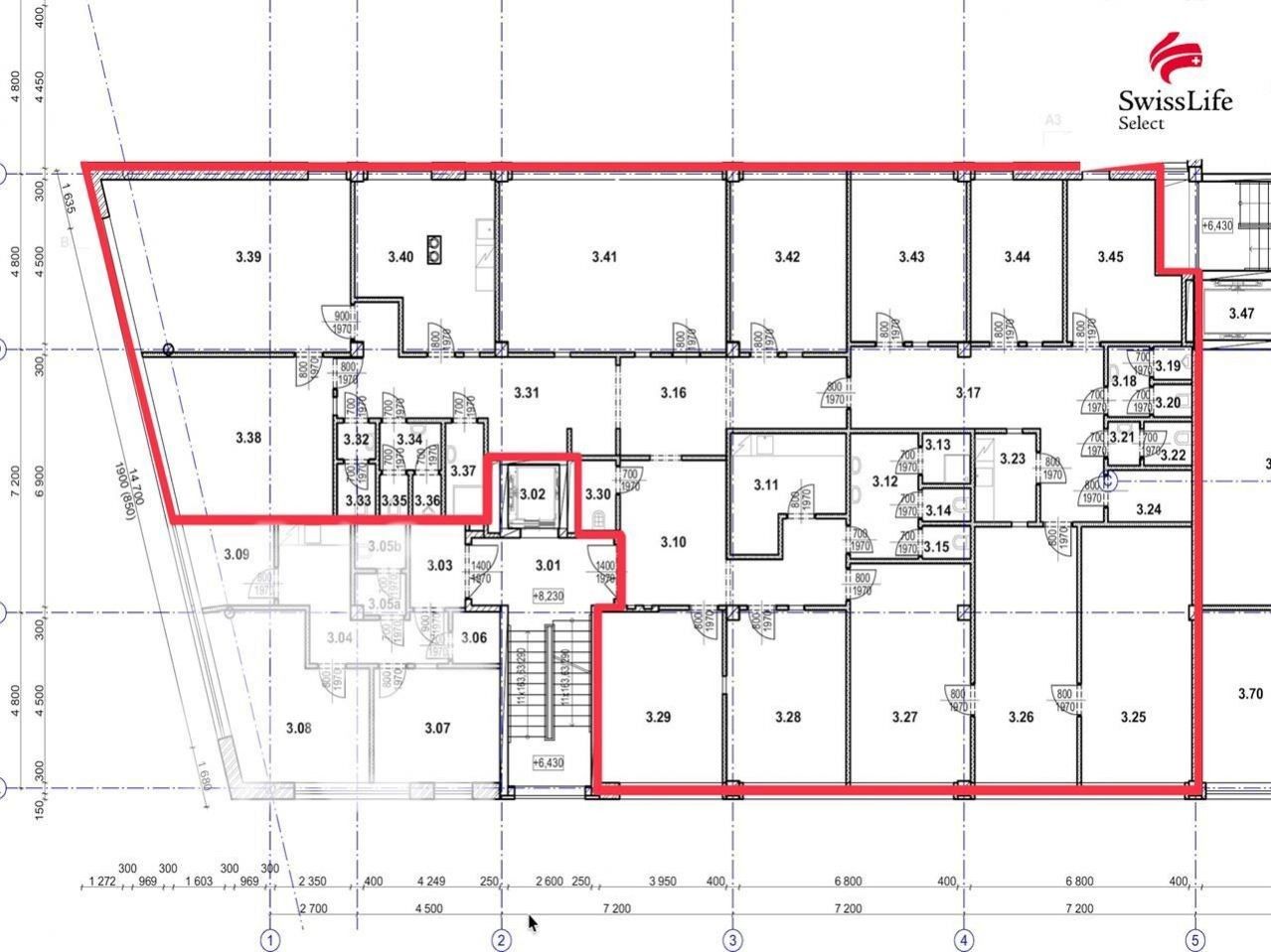 Pronájem kancelář - Lednická, Praha Kyje, 403 m² - 5