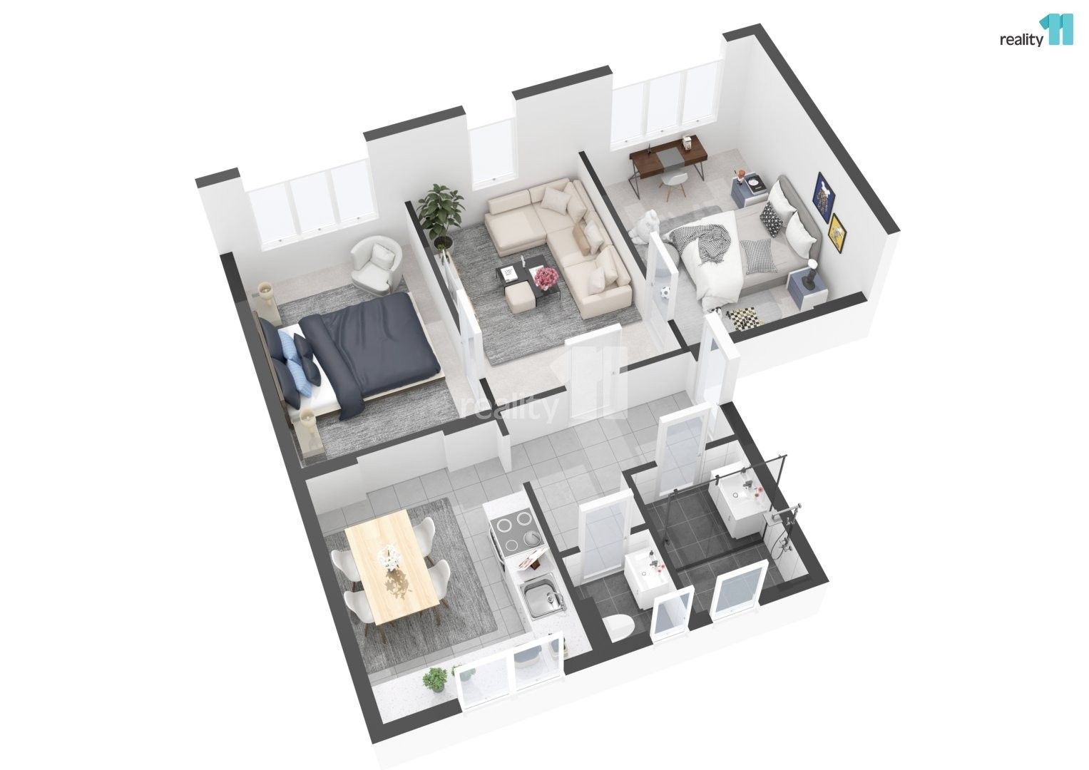 Byt 3+1 · 65 m² · Dr. Beneše, Poděbrady - 4