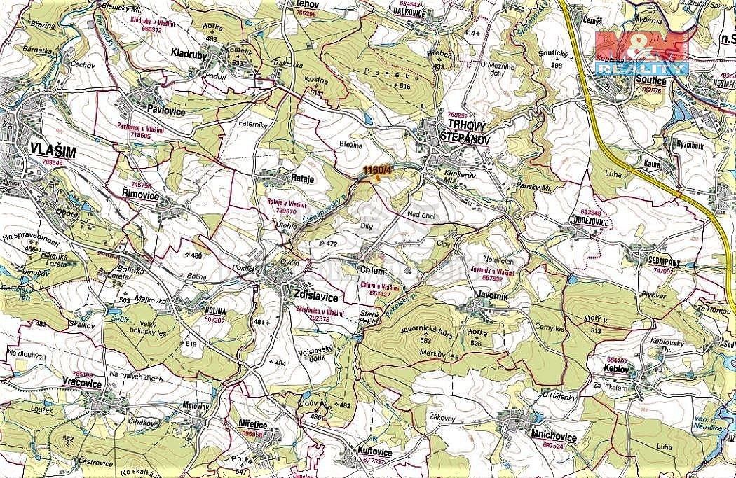 Prodej les - Trhový Štěpánov, okres Benešov, Středočeský kraj - 5