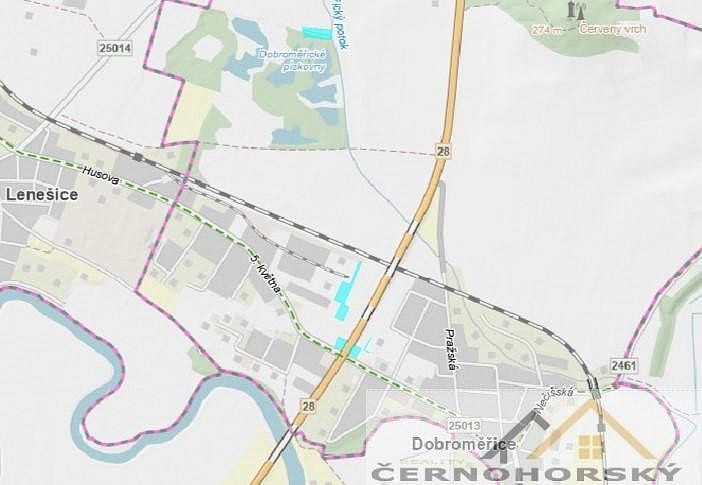 Komerční pozemky, 5. května, Dobroměřice, okres Louny - 1