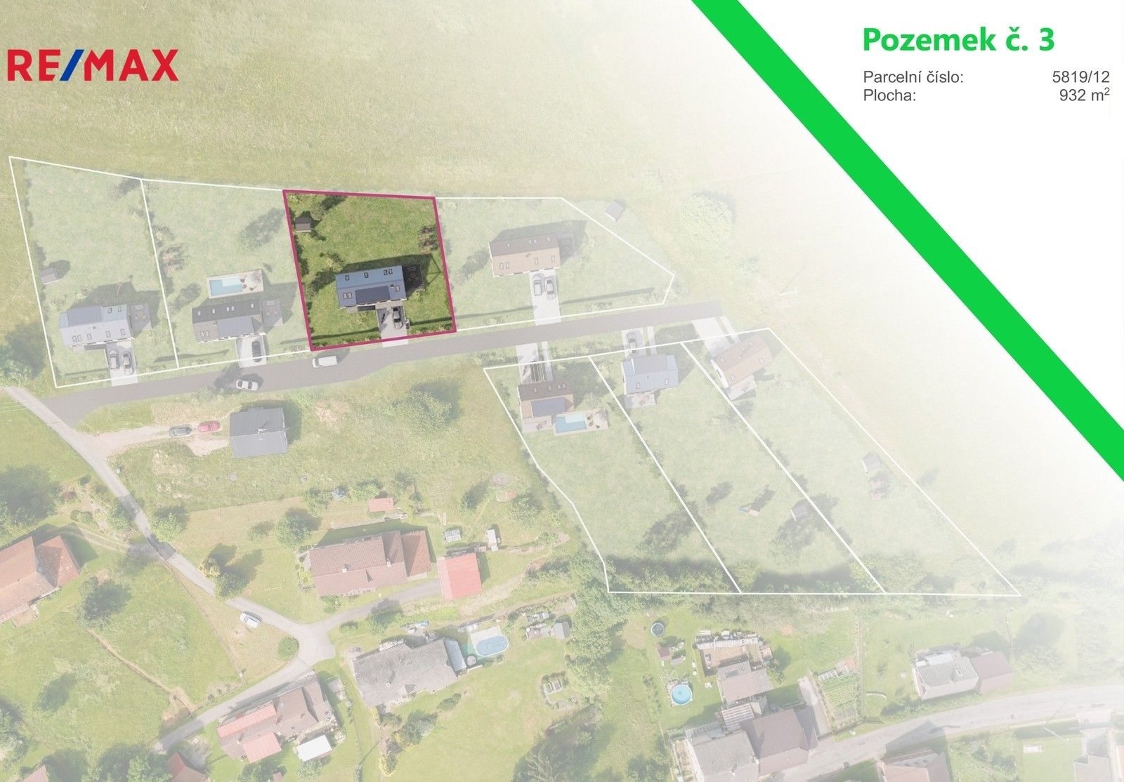 Pozemky pro bydlení, Javornice, 932 m²