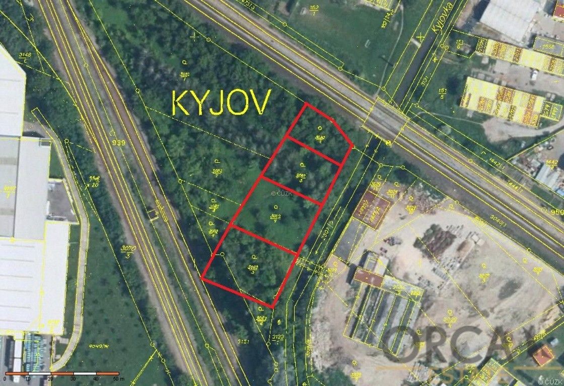 Zemědělské pozemky, Kyjov, 2 459 m²