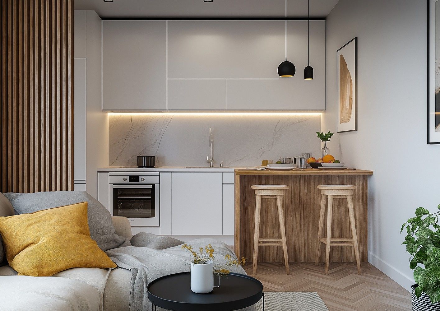 2+kk, Dělnická, Praha 7 - Holešovice, 31 m² - 1