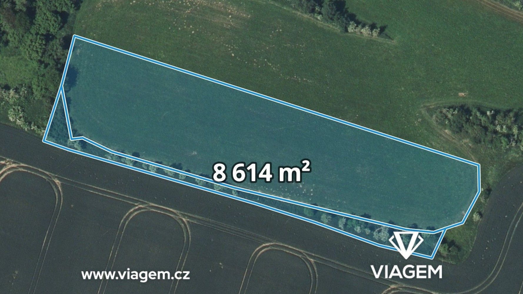 Zemědělský pozemek, 8 614 m²