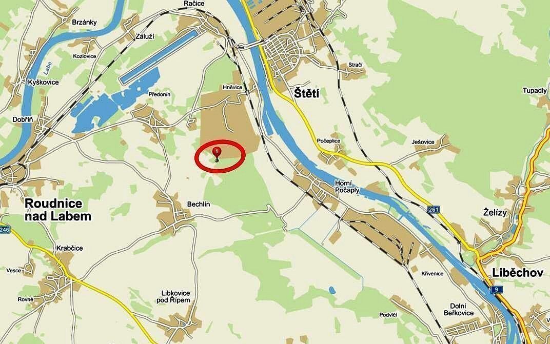 Zemědělské pozemky, Bechlín, okres Litoměřice, Ústecký kraj - 1