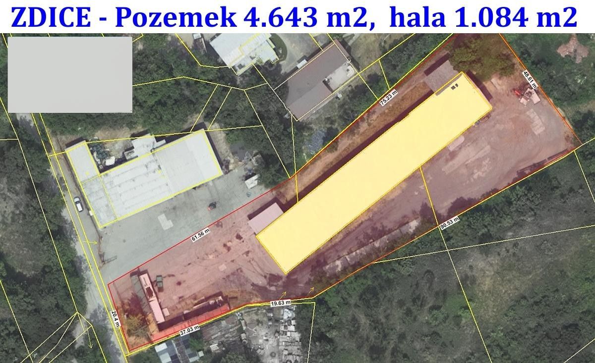 Prodej sklad - Na Hroudě, Zdice, 4 643 m²