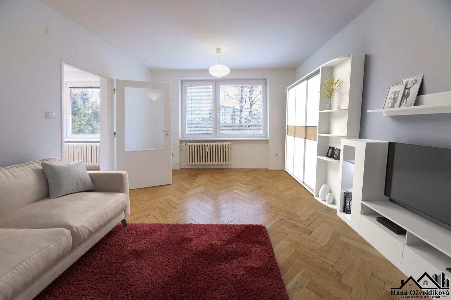 Pronájem byt 2+1 - Hybešova, Boskovice, okres Blansko, 59 m² - 2
