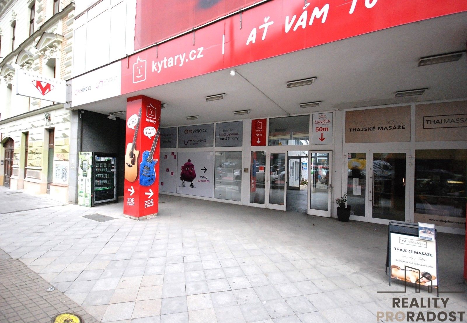 Obchodní prostory, Lidická, Brno, 165 m²