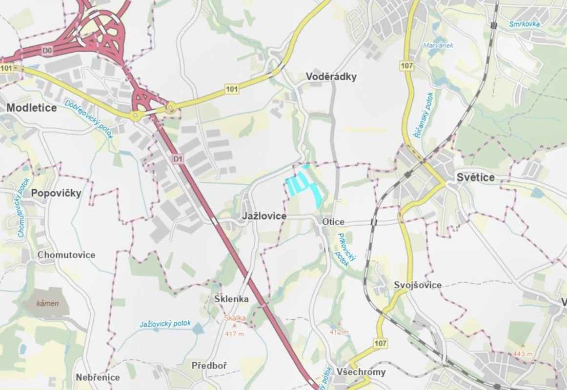 Komerční pozemek · 46 196 m² · Strančice - 3