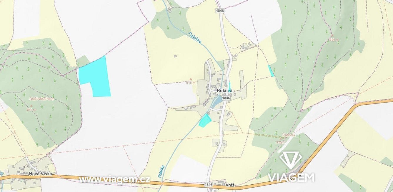 Pozemek pro bydlení · Dlažov, okres Klatovy, Plzeňský kraj - 4