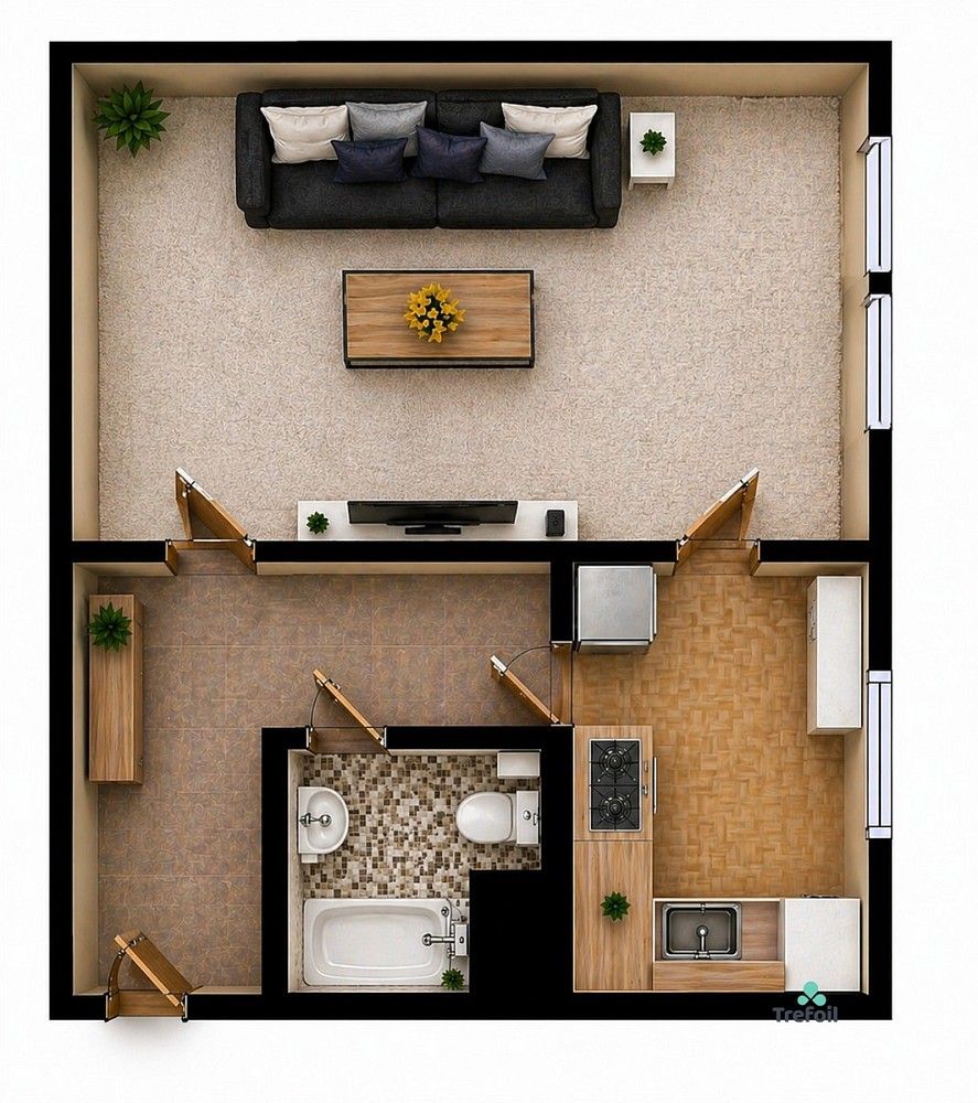 Byt 1+1 · 39 m² · Liberec, Liberecký kraj - 3