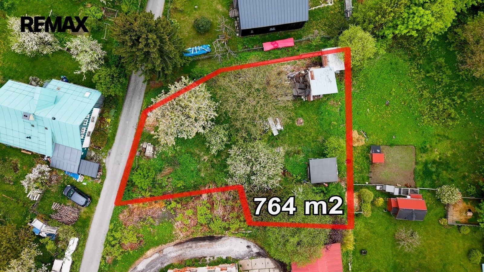 Pozemek pro bydlení, 764 m²