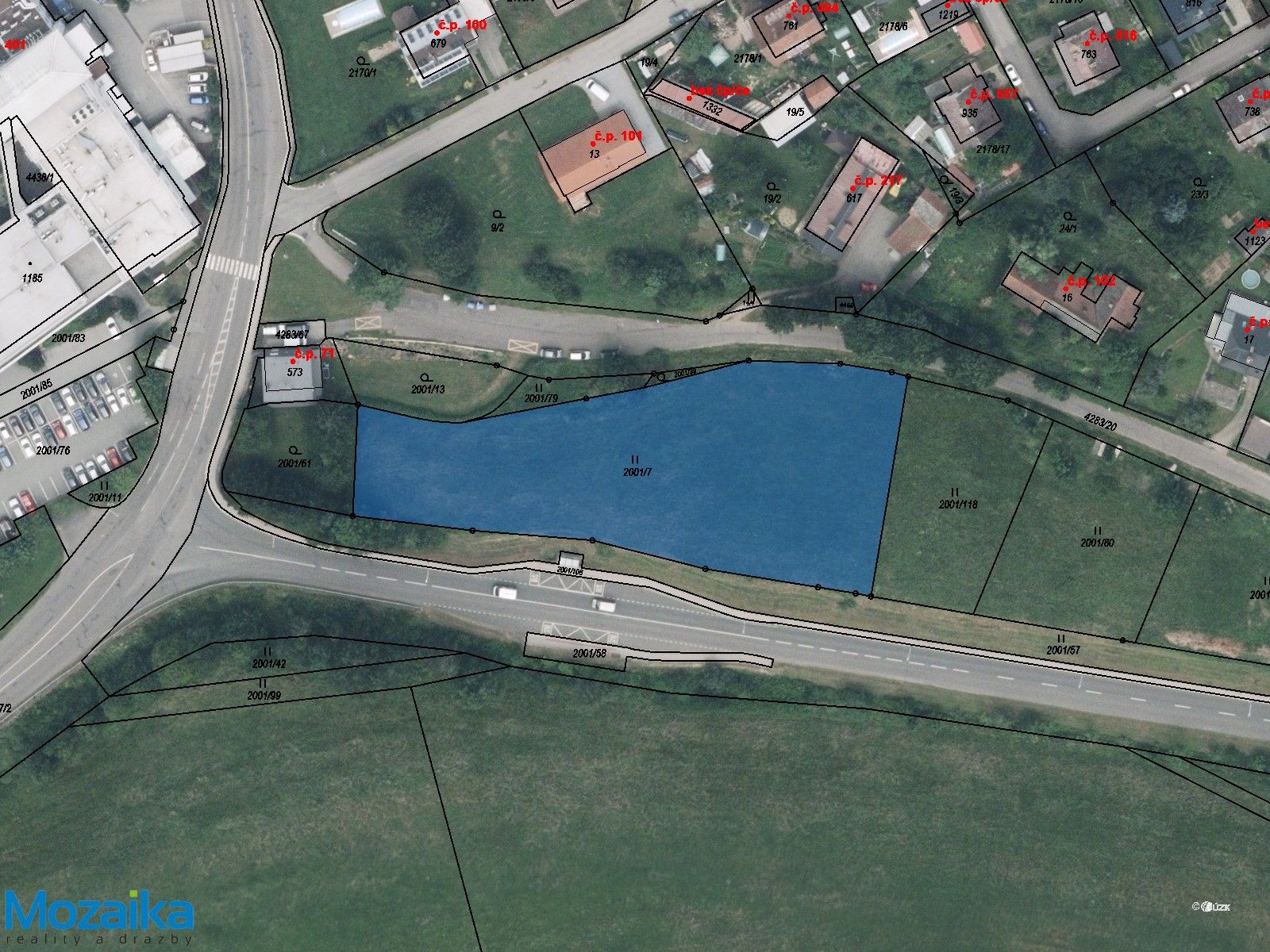 Prodej komerční pozemek - Dolní Dobrouč, 3 757 m² - 5