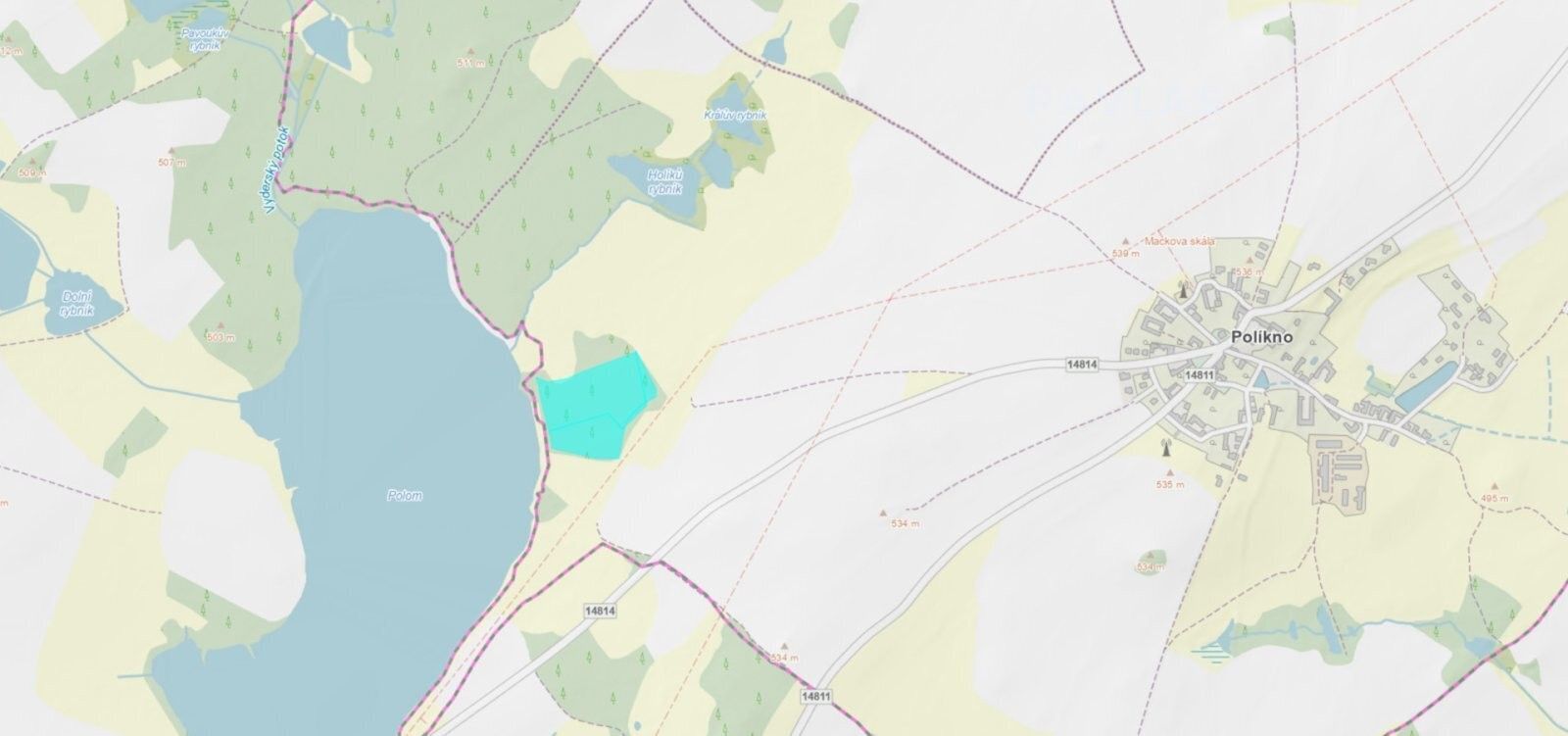 Lesy, Políkno, Jindřichův Hradec, 32 m²