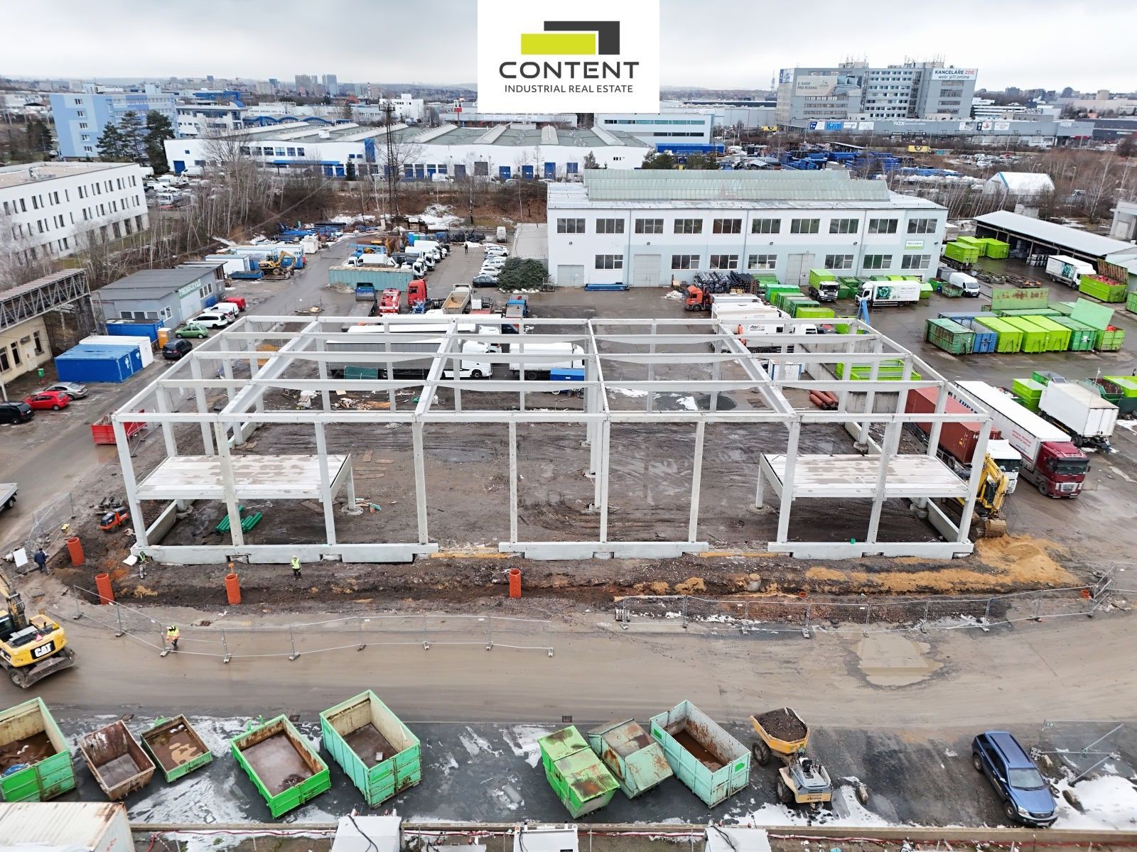 Pronájem sklad - Ke Kablu, Praha, 808 m²