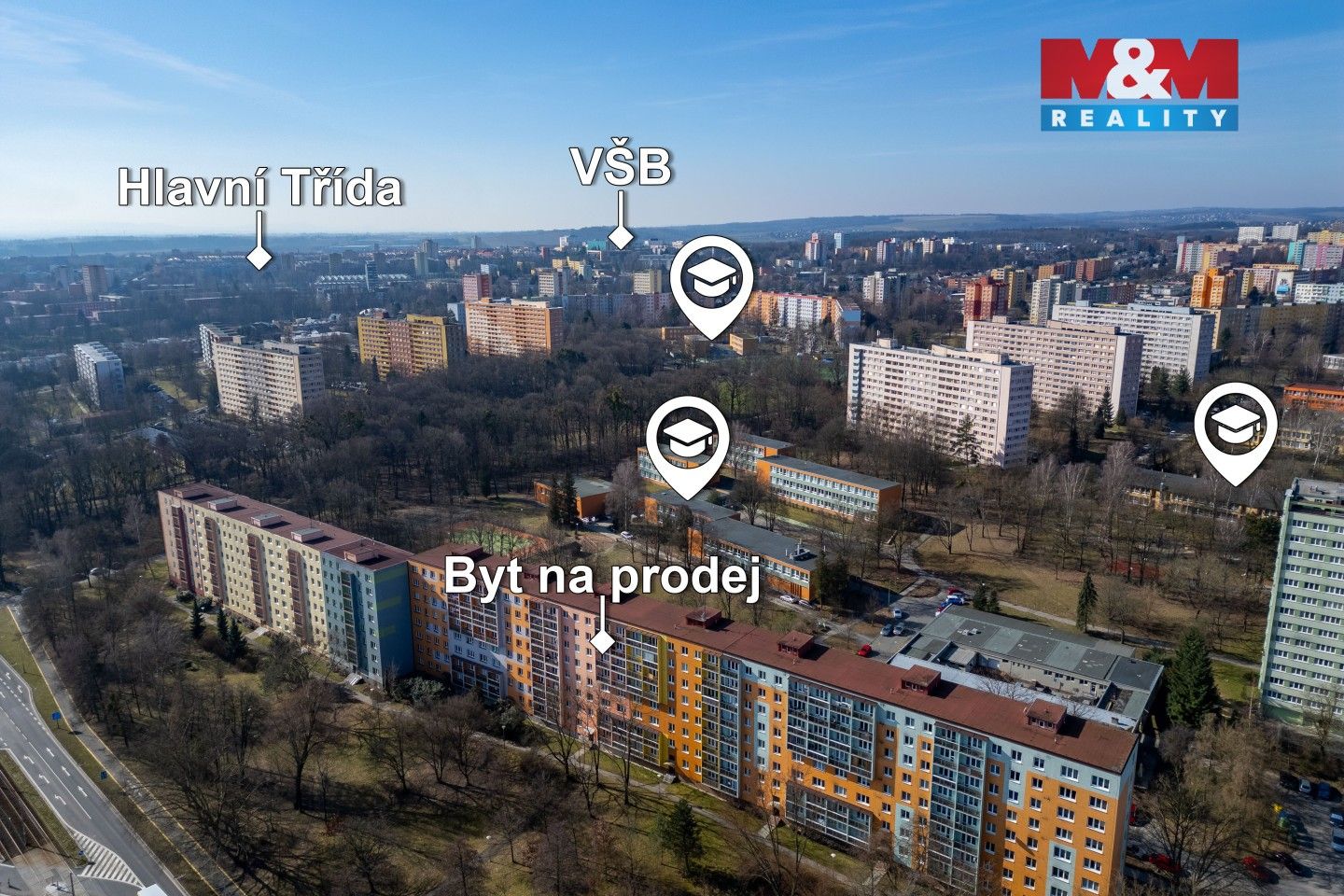Prodej byt 2+1 - Aleše Hrdličky, Ostrava, 51 m²