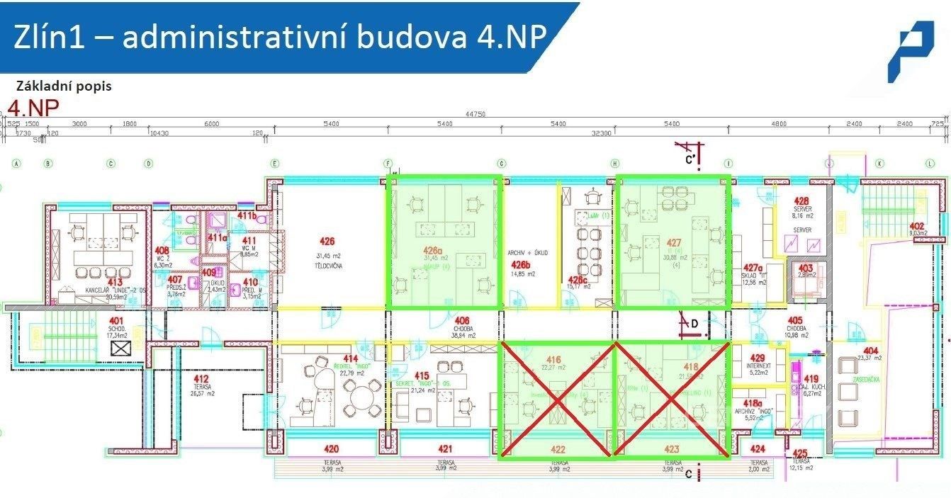 Kancelář · 62 m² · Cecilka 38, Zlín Příluky - 4