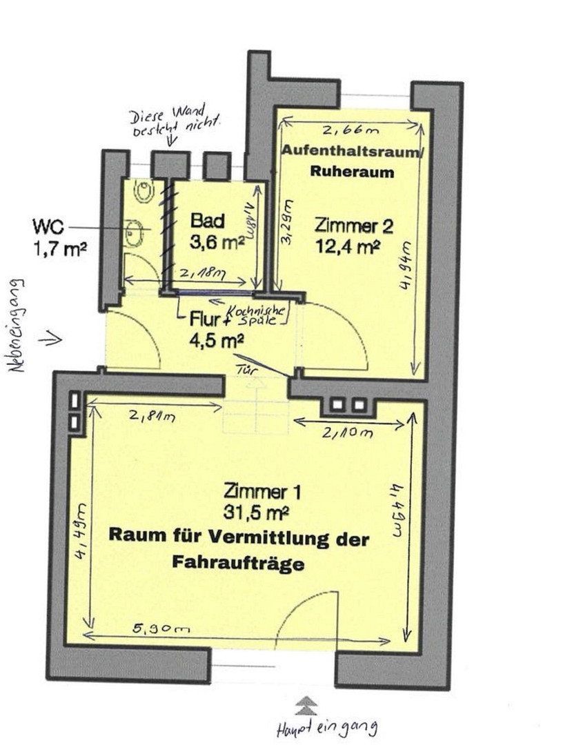 Obchodní prostory, Nürnberg Werderau Bayern 90441, 54 m² - 1