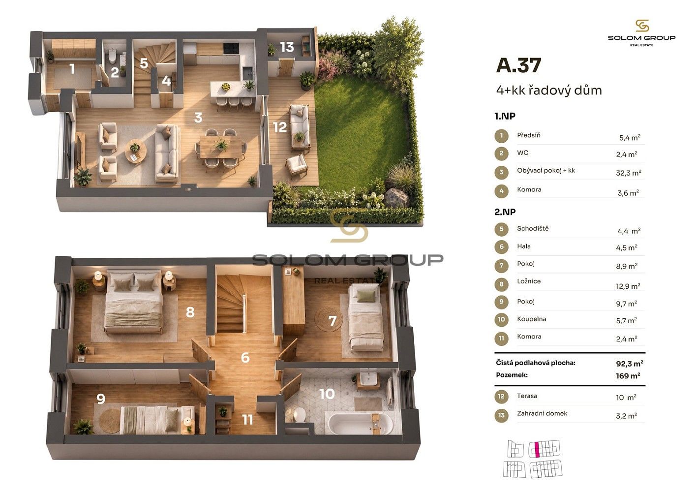 Prodej rodinný dům - Hradní, Jenštejn, okres Praha-východ, 103 m² - 5