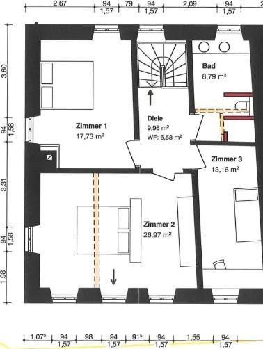 Byt 5+kk · 146 m² · Moselstraße 6, , Porýní-Falc - 3
