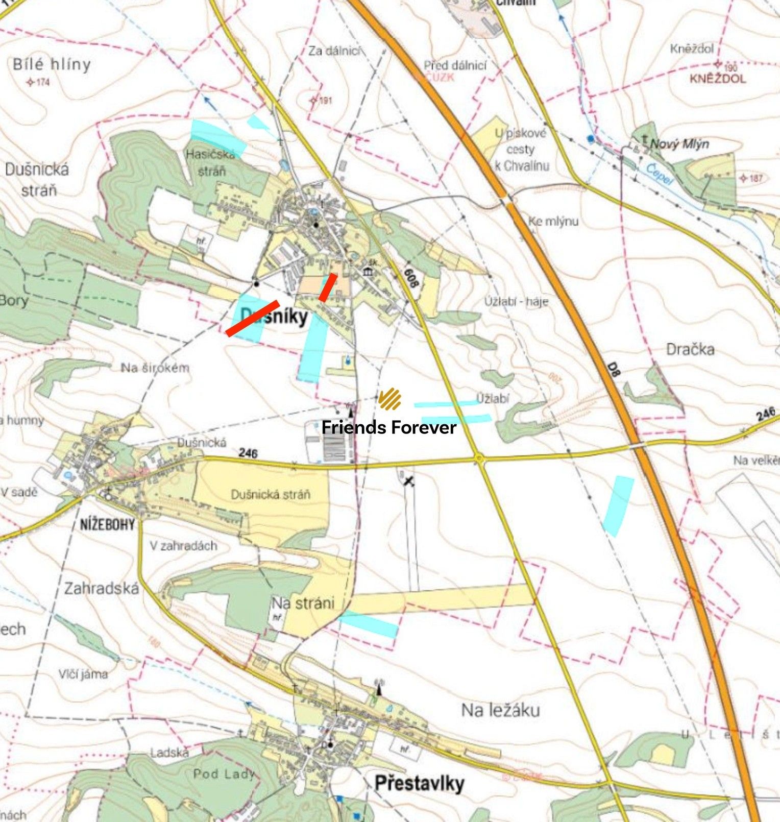 Prodej zemědělský pozemek - Dušníky, 15 071 m²