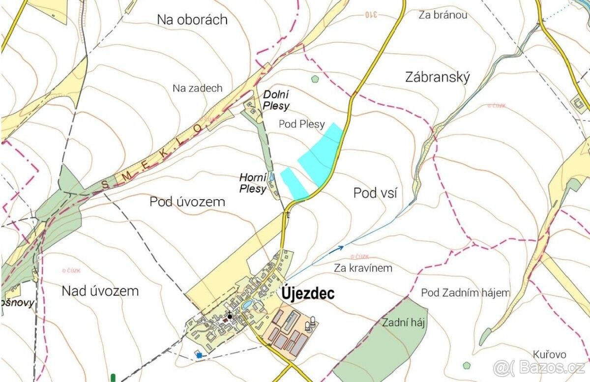 Zemědělské pozemky, Litomyšl, 570 01, 46 883 m²