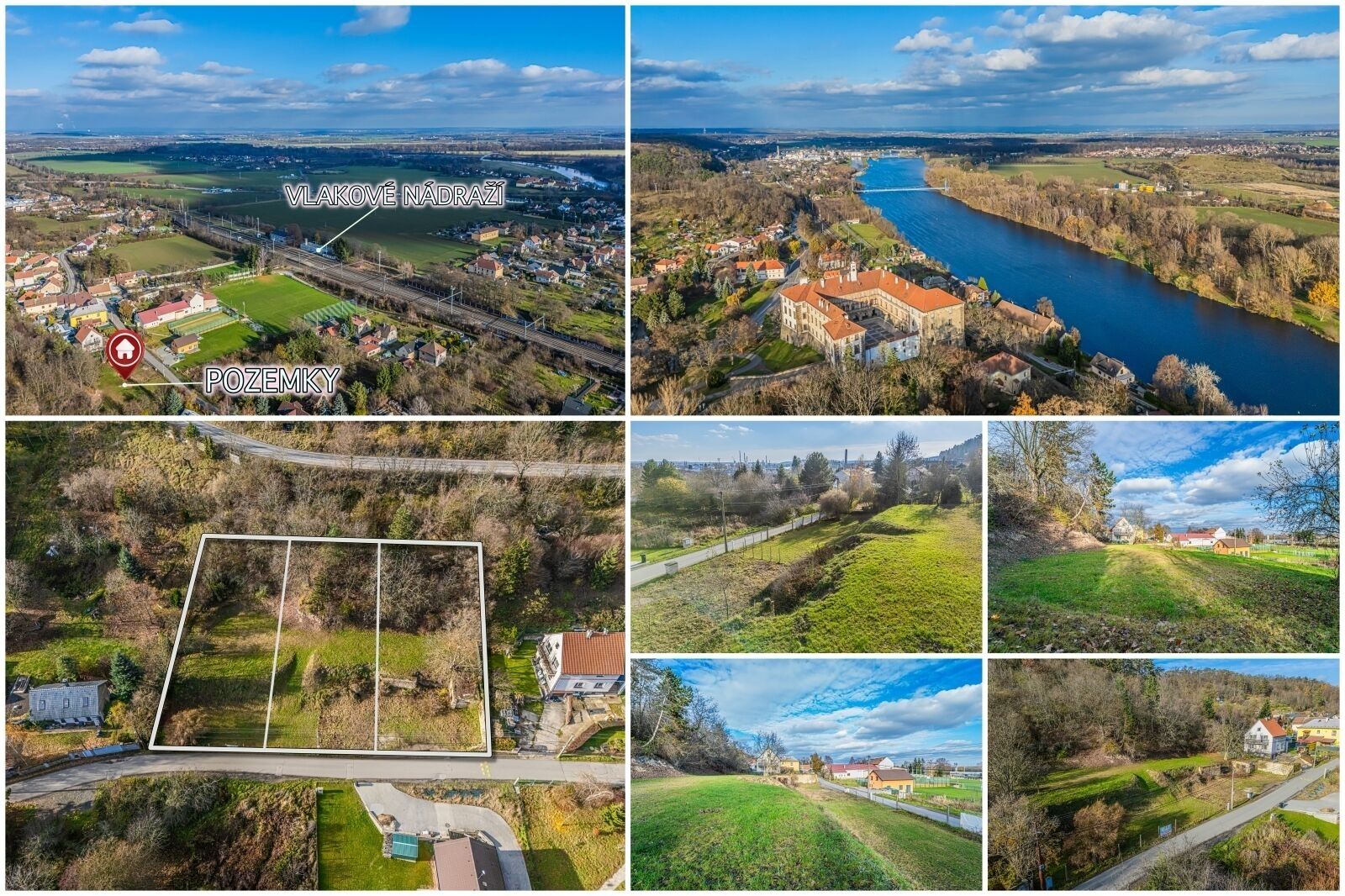 Pozemky pro bydlení, Pod strání, Nelahozeves, 711 m² - 1