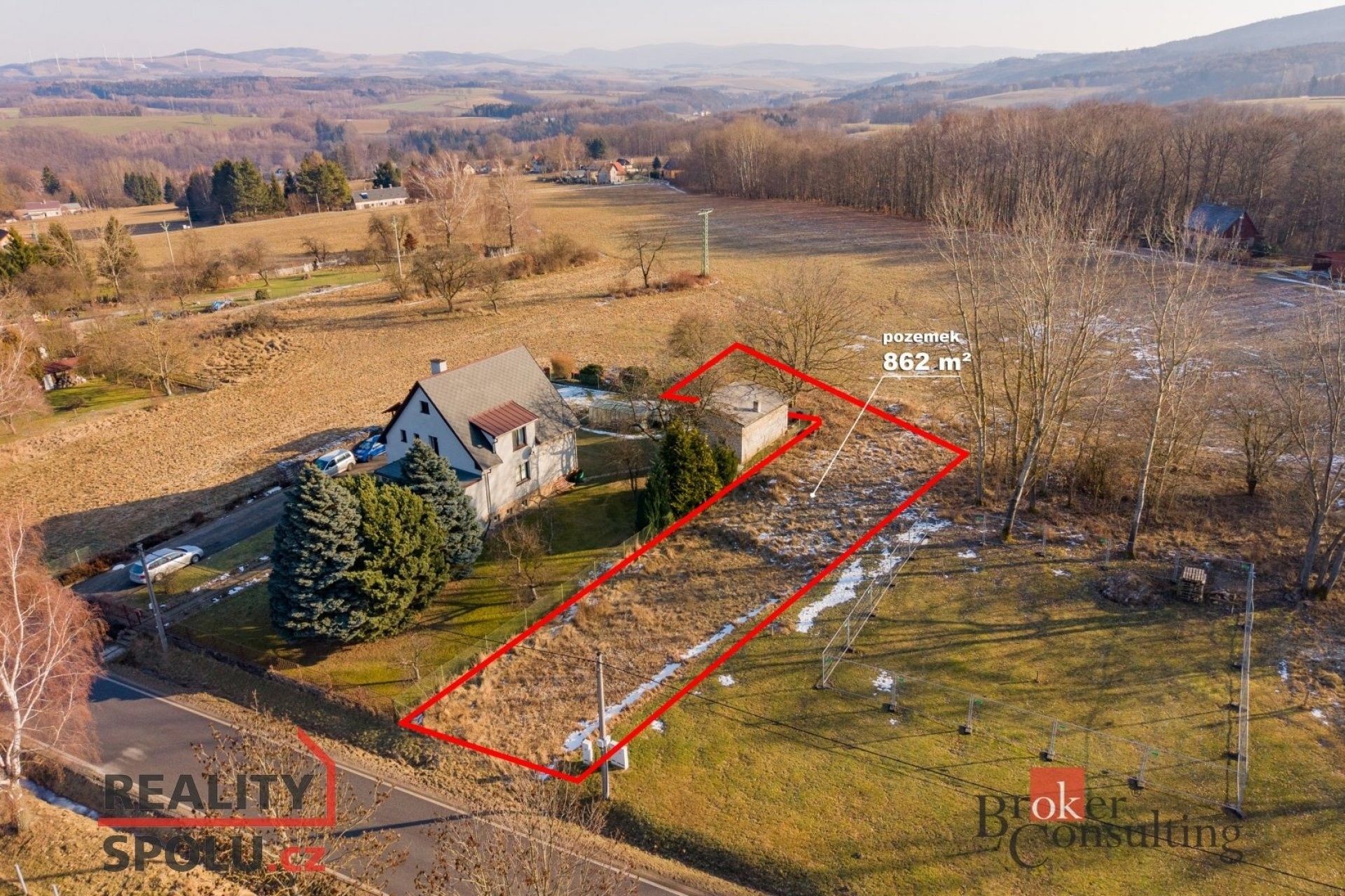 Pozemky pro bydlení, Hrádek nad Nisou, 862 m²