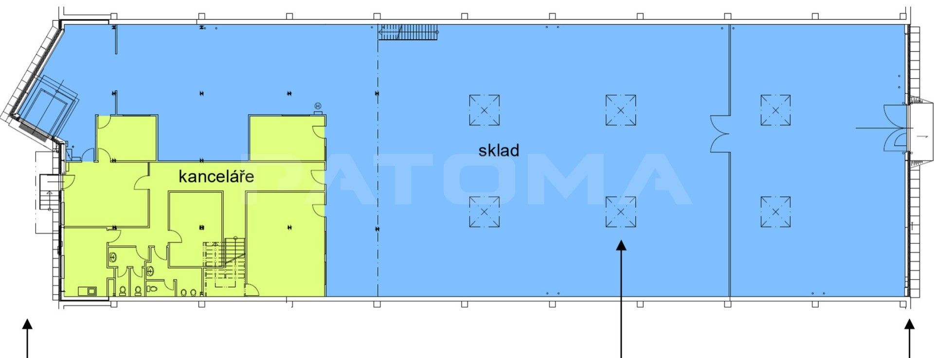 Sklad · 1 019 m² · Ve žlíbku, Praha - 3