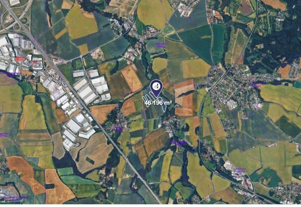 Komerční pozemky, Strančice, 46 196 m² - 2