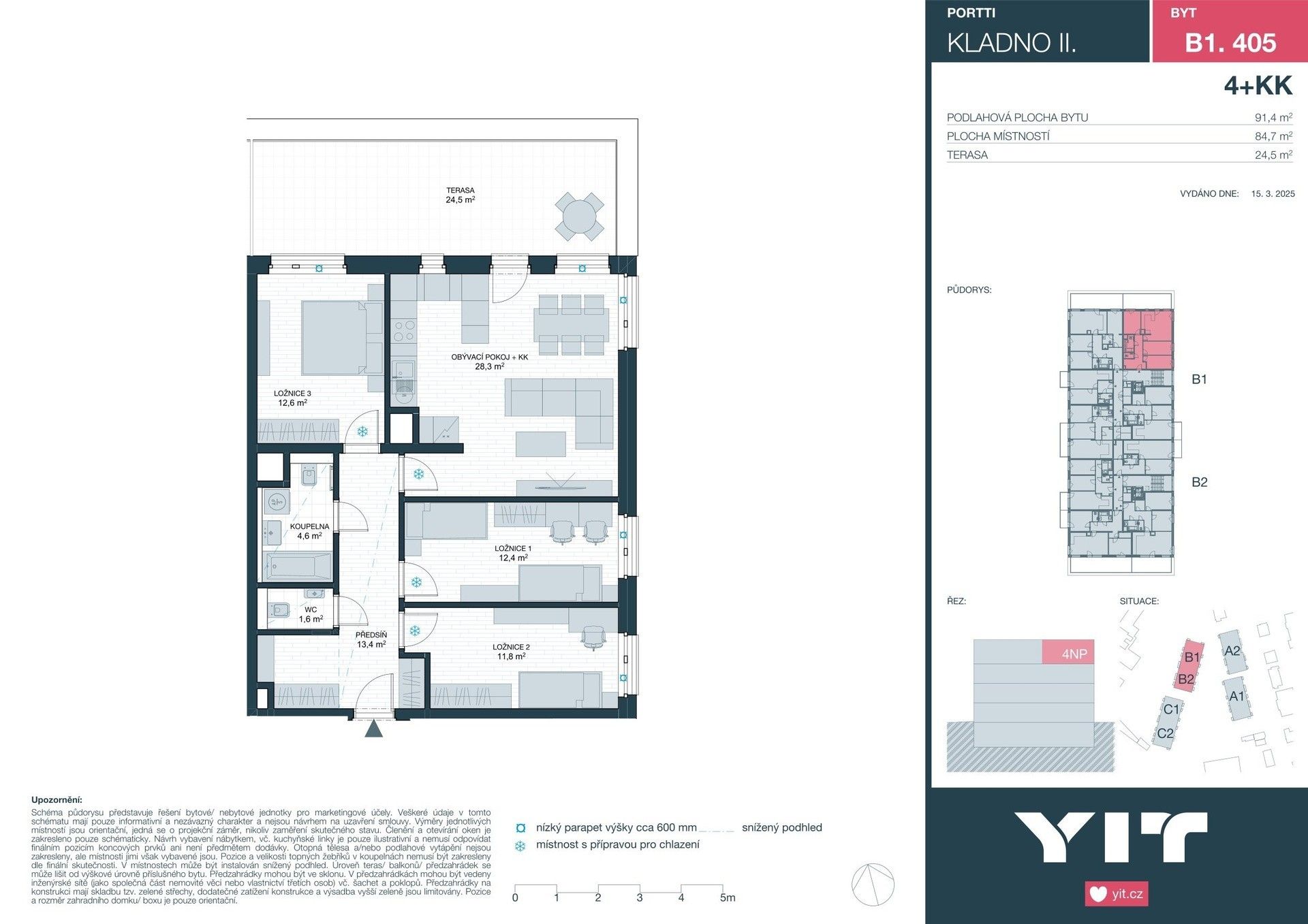 Prodej byt 4+kk - Ke stadionu, Kladno, 85 m²