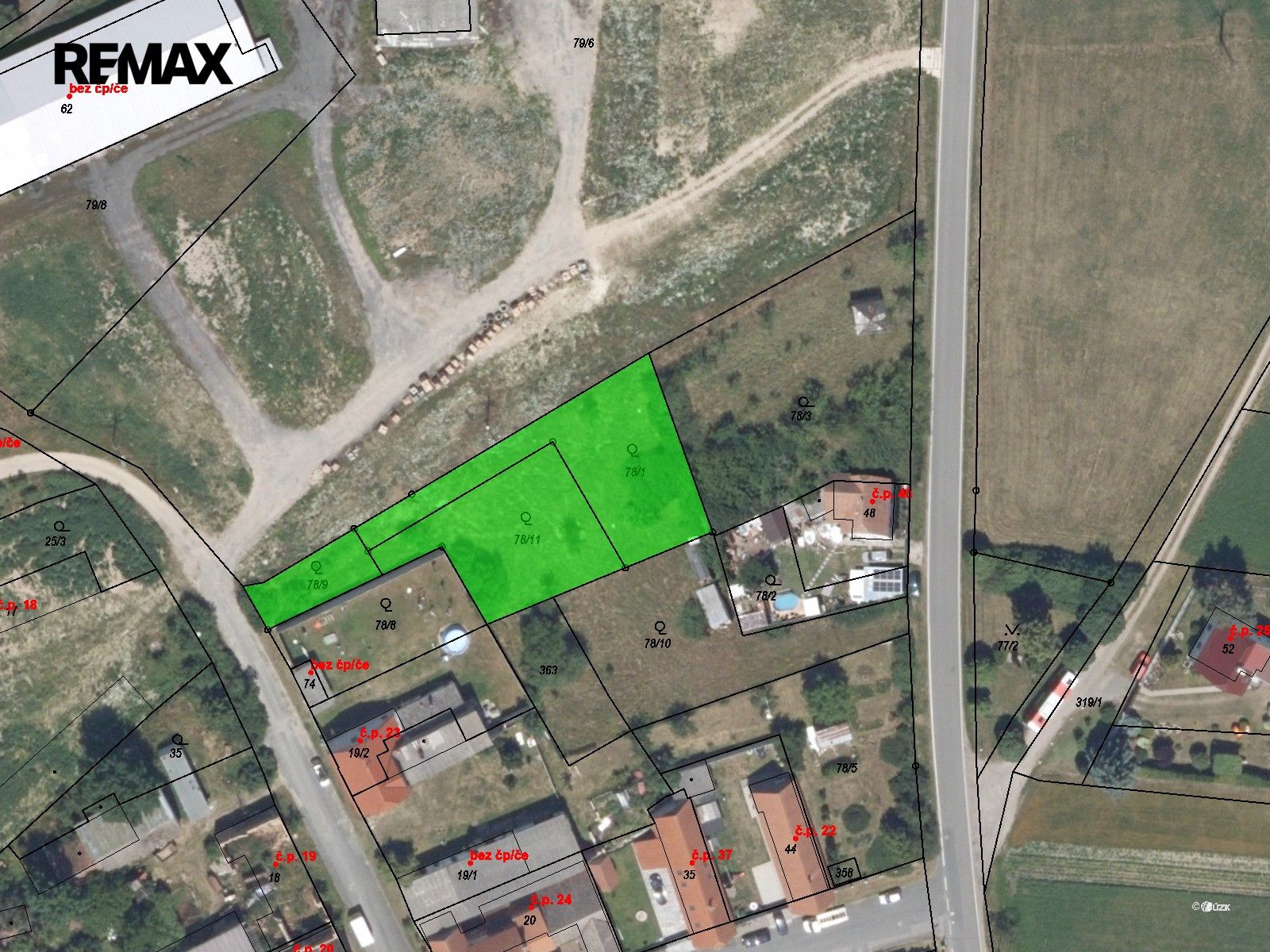 Pozemky pro bydlení, Krakovany, 1 477 m² - 2