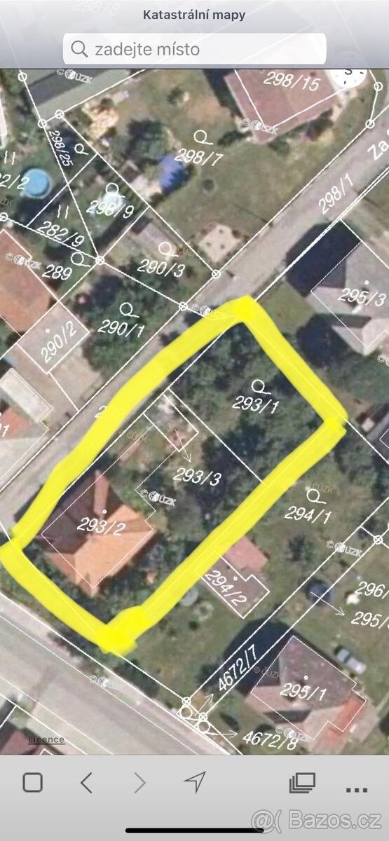 Prodej pozemek - Chotěboř, 583 01, 880 m²