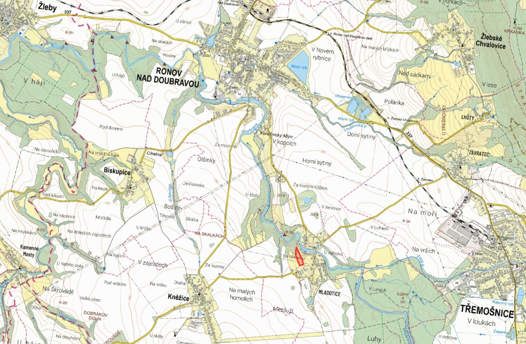 Pozemek pro bydlení · Ronov nad Doubravou Mladotice - 3