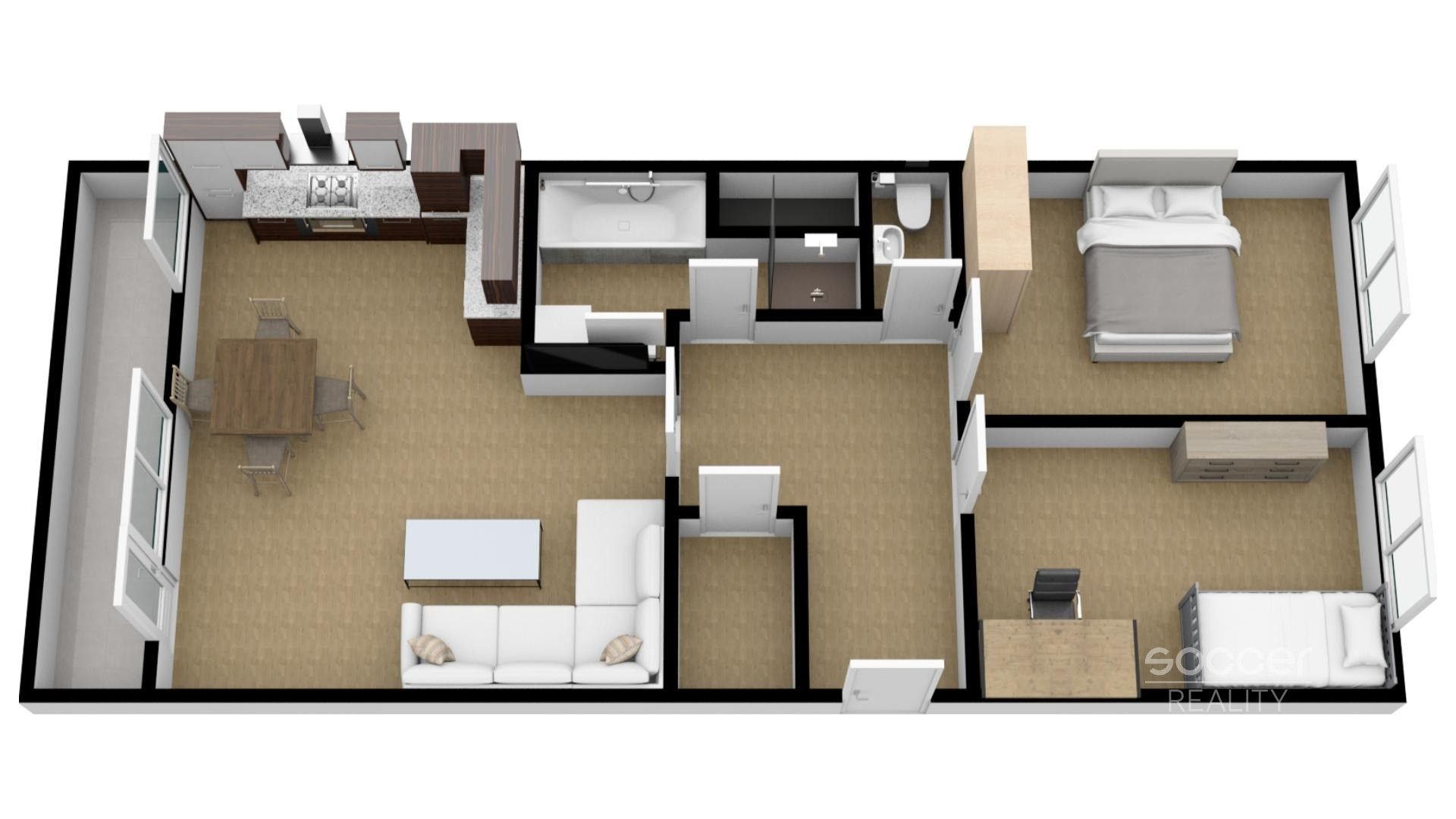 Pronájem byt 3+kk - Československé armády, Odolena Voda, 76 m² - 5
