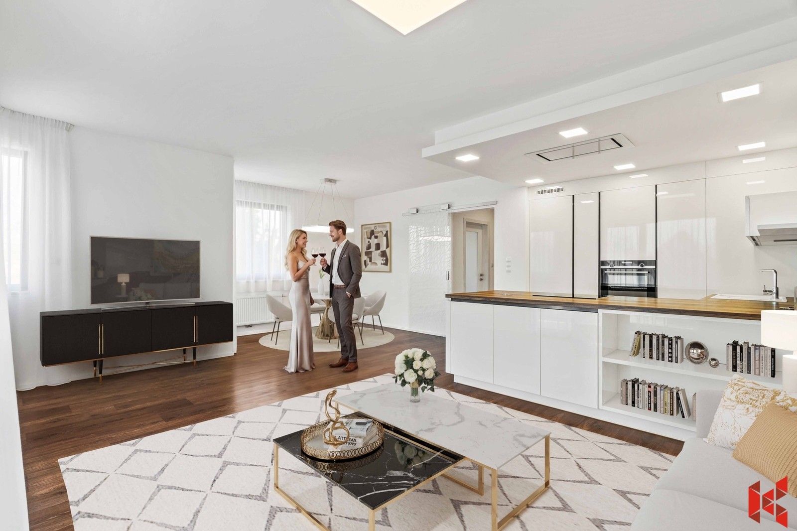 3+kk, Česká 1332, Praha, 94 m²