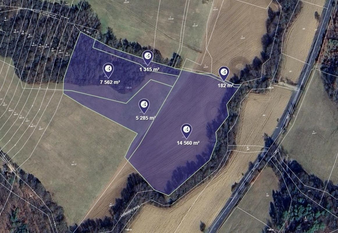 Lesy, Ludkovice, 21 297 m² - 1