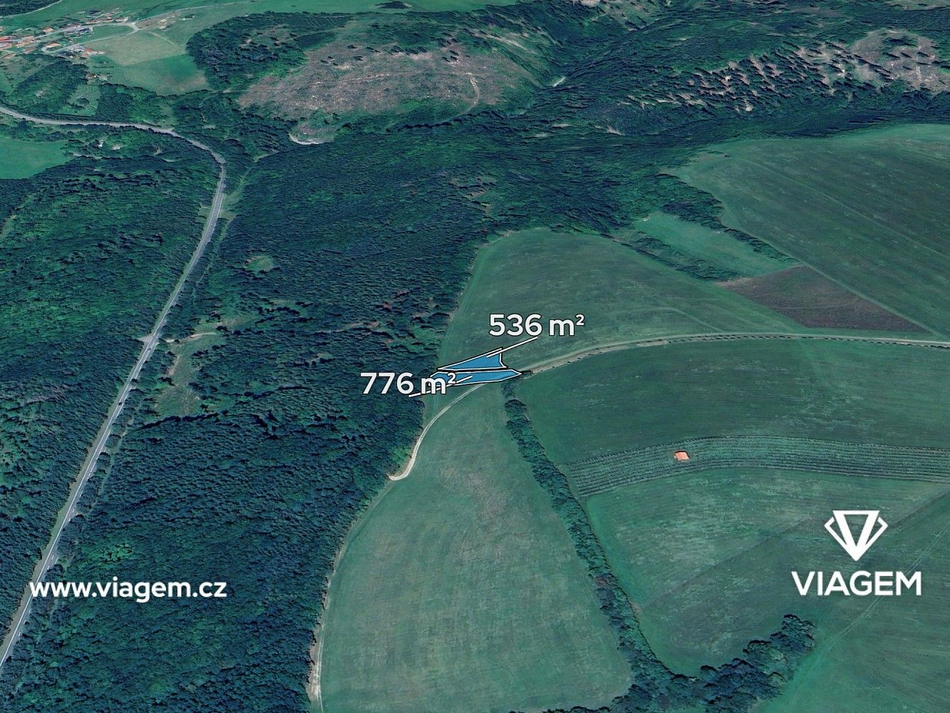 Zemědělský pozemek, 656 m²
