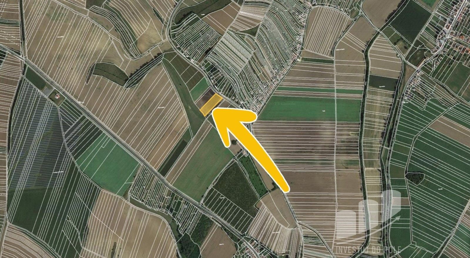 Prodej zemědělský pozemek - Vlkoš, 1 121 m²