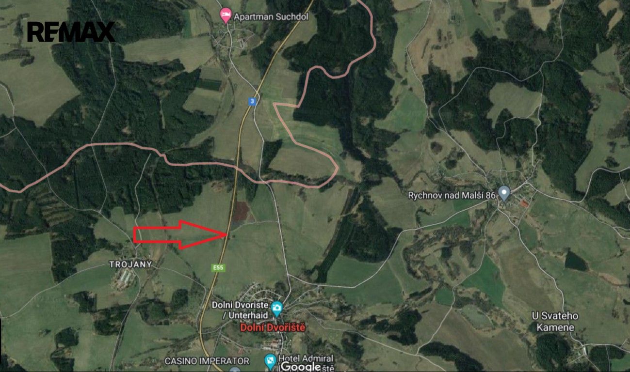 Zemědělské pozemky, Dolní Dvořiště, 36 004 m²