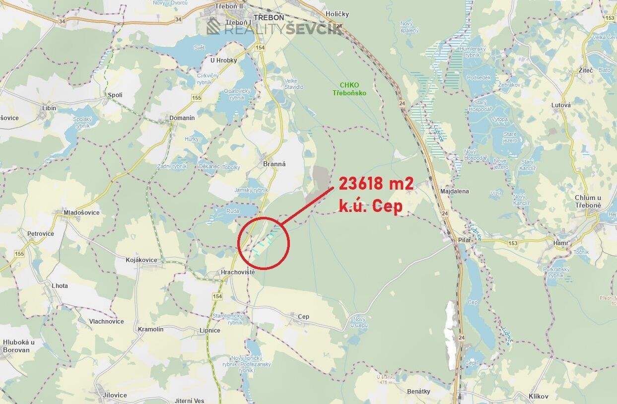 Zemědělský pozemek · 23 618 m² · Cep - 3