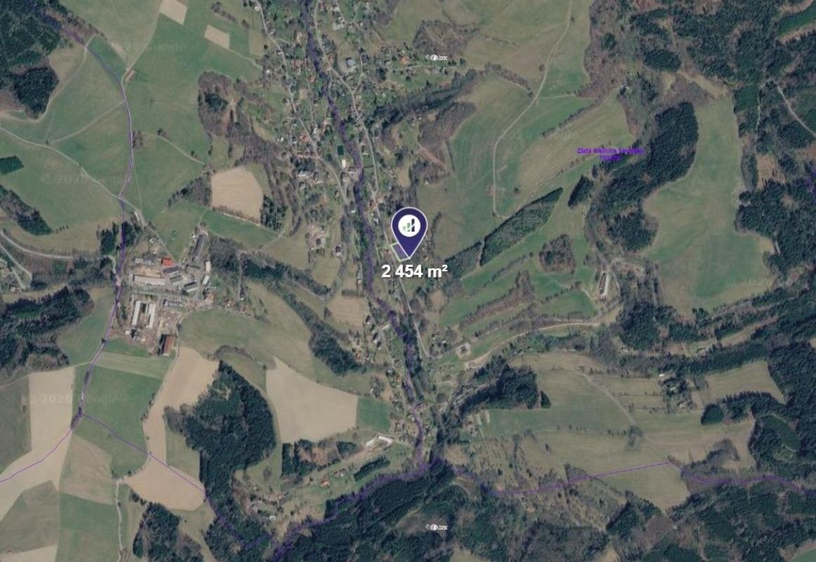 Pozemky pro bydlení, Zlatá Olešnice, 2 454 m² - 2