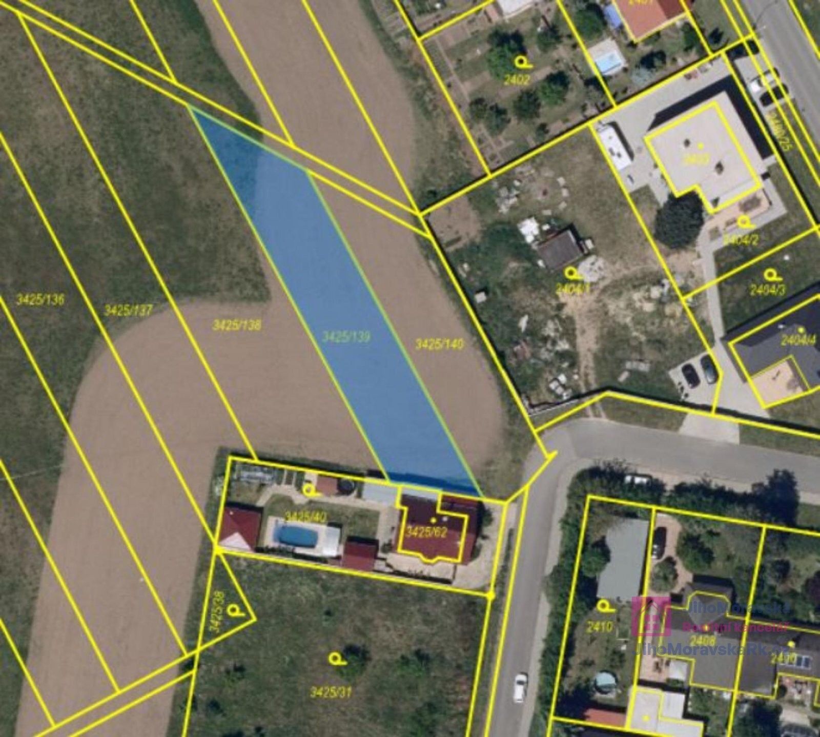 Pozemky pro bydlení, Žitná, Rohatec, 773 m² - 2