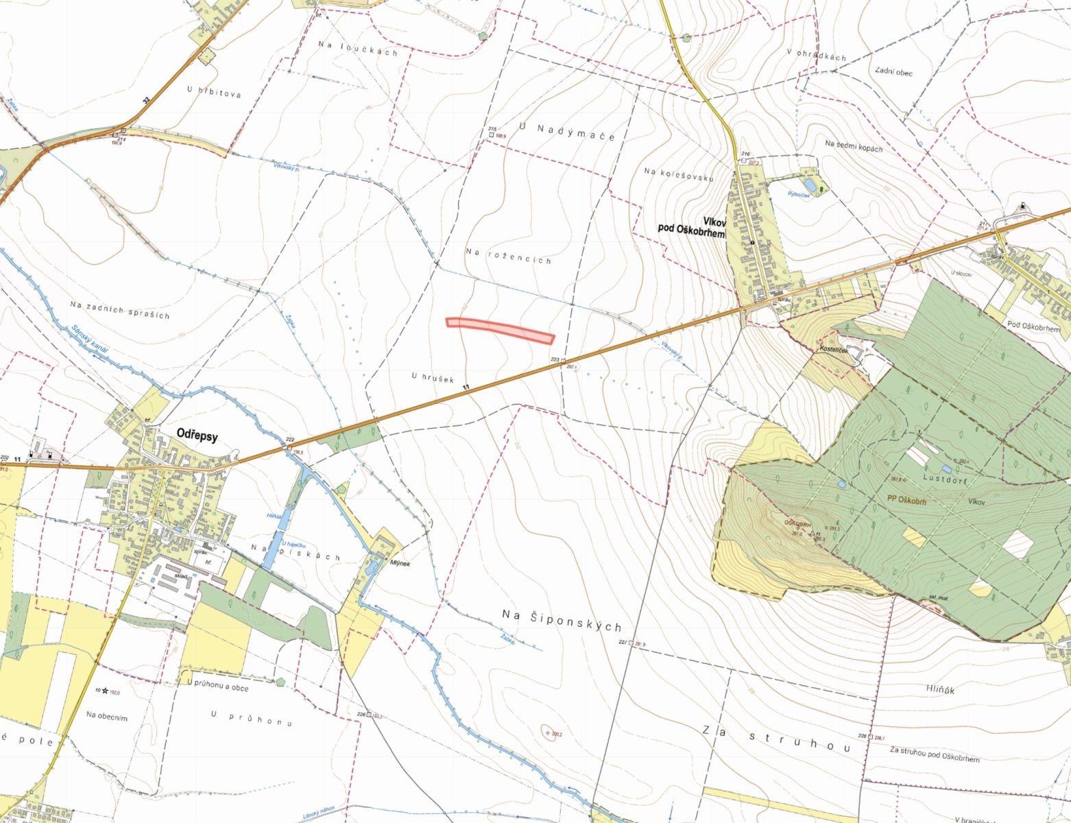 Prodej zemědělský pozemek - Odřepsy - 2
