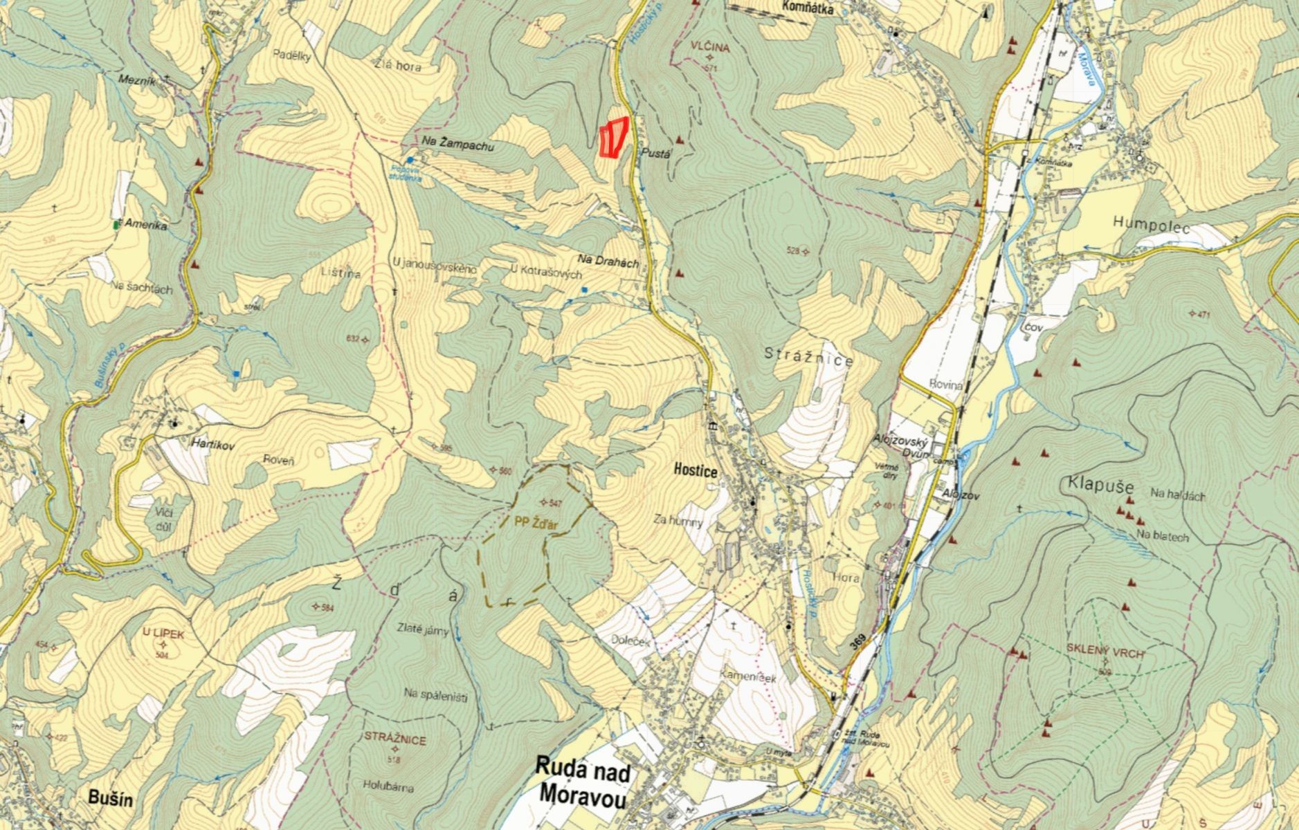 Louky, Ruda nad Moravou Hostice - 2