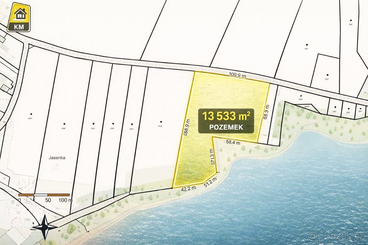 Prodej pozemek pro bydlení - Horní Planá, 382 26